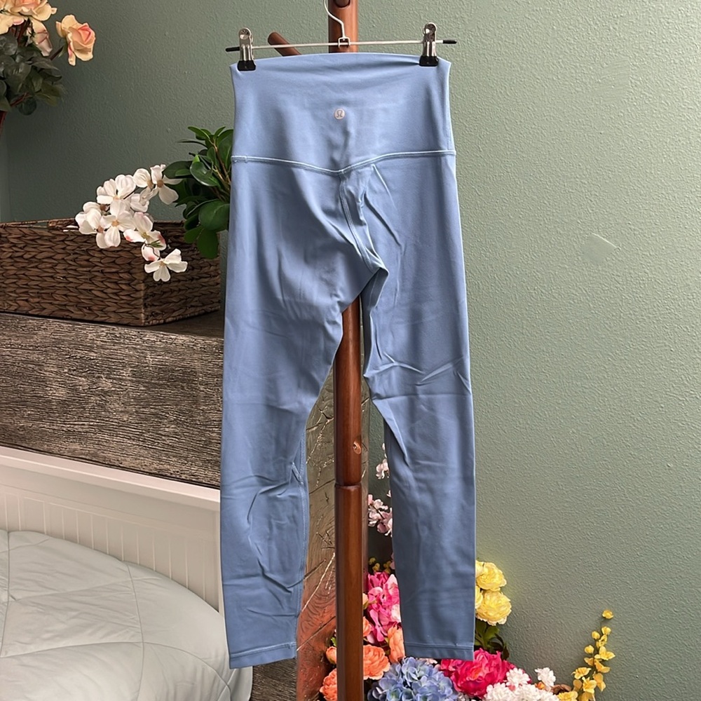 LULULEMON align high rise pant 25” size 4 Utility Blue - Picture 4 of 6